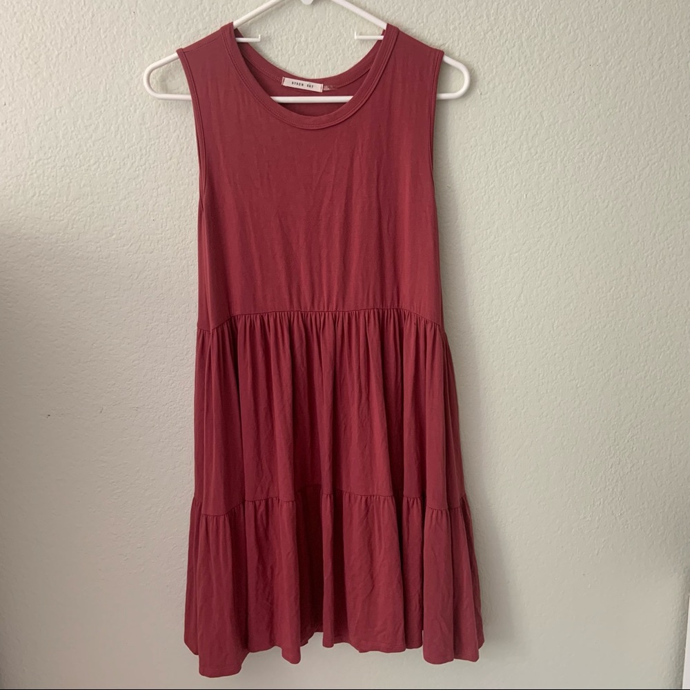 Mauve Tiered Dress